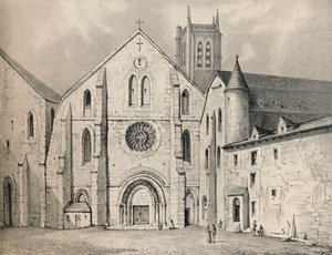 Portalen til klosteret St Genevieve, 1915 av Unbekannt