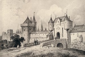Porte St Honoré på 1200-tallet, 1915 av Unbekannt
