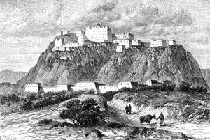 Potala-palasset i Lhasa, Tibet, på 1600-tallet, ca 1890 av Unbekannt