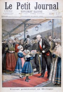 Presidenten for den franske republikk på besøk i Bretagne, 1896 av Unbekannt