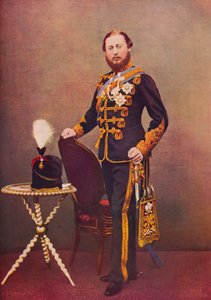 Prinsen av Wales som oberst av de 10. husarer, c1865 1910 av Unbekannt