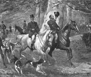 Prinsen av Wales som jaktmann, sent på 1800-tallet, 1901. av Unbekannt