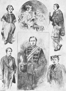 Prinsen av Wales i hans tidlige dager, 1901. av Unbekannt