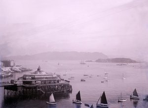The Promenade Pier i Plymouth i Devon, sent på 1800- og begynnelsen av 1900-tallet. av Unbekannt