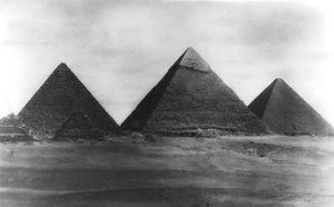 Pyramidene i Giza, Egypt, 1949 av Unbekannt