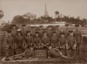 Kvartermesterstaben til 1st Royal Munster Fusiliers, Rangoon, Burma, 1913 av Unbekannt