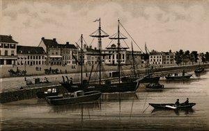 The Quay, c1880. av Unbekannt