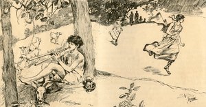The Race of the Spartan Girls, 1881. av Unbekannt