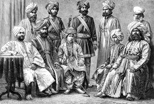 Rajaen fra Bahawalpur og hans domstol, 1895 av Unbekannt