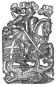 Redcrosse Knight, 1598, 1893 av Unbekannt