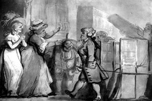 The Return from St James etter æren av Knighthood, 1792 av Unbekannt