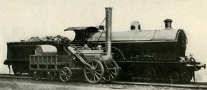 Raketten i kontrast til den tapte typen 4-4-0, c1930. av Unbekannt