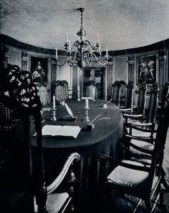Rommet i hovedstaden hvor eksekutivrådet samlet seg, c1938 av Unbekannt