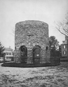 Det runde tårnet i Newport, c1892 av Unbekannt