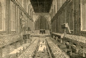 Den kongelige bankett i Guildhall, 1761, 1897. av Unbekannt