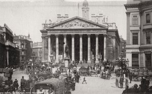 The Royal Exchange, London, slutten av 1800- eller begynnelsen av 1900-tallet av Unbekannt