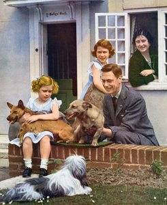 Kongefamilien i Windsor, 1930-tallet av Unbekannt