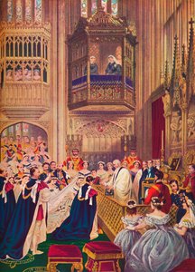 The Royal Wedding, St Georges Chapel, Windsor, 10. mars 1863 1910 av Unbekannt