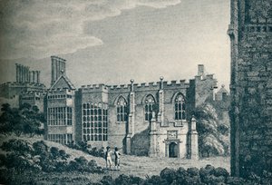 The Ruins of Cowdray House, nær Midhurst, Sussex, 1907 av Unbekannt