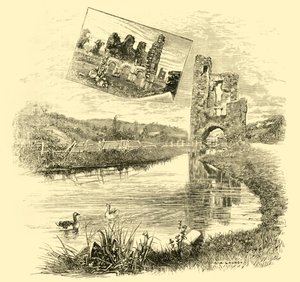Ruinene av Mellifont Abbey, 1898. av Unbekannt