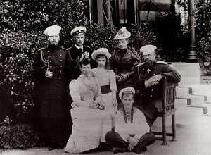 Den russiske keiserfamilien, c1892-c1894 av Unbekannt