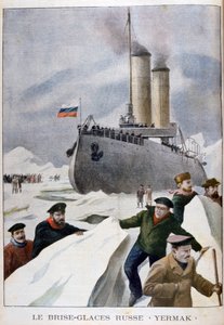 Den russiske isbryteren Yermak, 1902 av Unbekannt