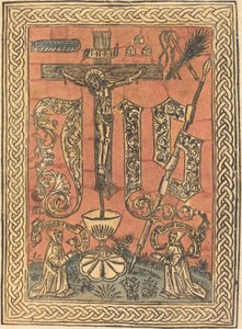 Det hellige monogram, ca. 1500. av Unbekannt