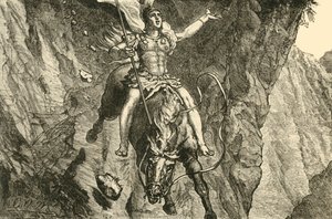 The Sacrifice of Curtius, 1890. av Unbekannt