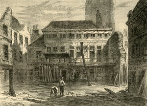 The Saracens Head, Snow Hill, c1872. av Unbekannt