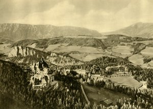Schneeberg og Rax-fjellkjeden, Semmering, Niederösterreich, c1935. av Unbekannt