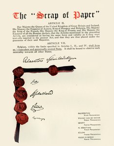 The Scrap of Paper, 1919. av Unbekannt