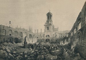 Den andre kongelige utvekslingen etter brannen i 1838, 1928 av Unbekannt
