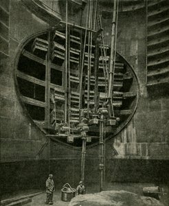 Sjakten som fører til inngangen til Blackwall-tunnelen, 1901. av Unbekannt