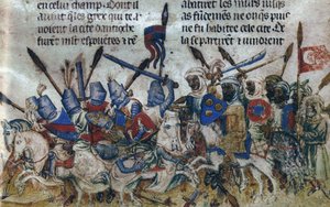 Beleiringen av Antiokia under det første korstoget, ca 1200 av Unbekannt