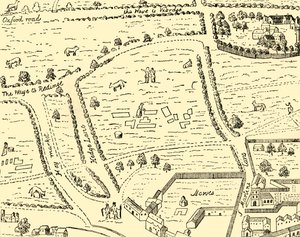 Stedet til Leicester Square, 1881. av Unbekannt