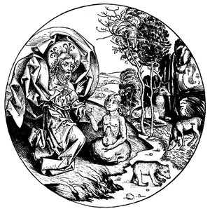 Skapelsens sjette dag, 1493 av Unbekannt