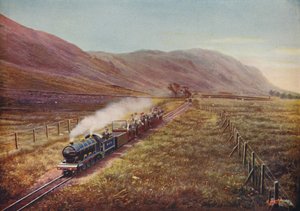 Den minste passasjerjernbanen i verden. I Eskdale, Cumberland, 1926 av Unbekannt