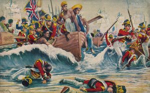 Somerset lette infanteri. Den desperate landingen ved Aboukir Bay, 1801, 1939 av Unbekannt