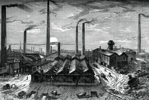 St Rollox kjemiske verk, Glasgow, c1880 av Unbekannt