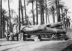 Statuen av Ramses II, Kairo, Egypt, ca 1920-tallet av Unbekannt