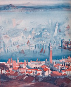 The Strange Fata Morgana sett på Sicilia, 1935 av Unbekannt