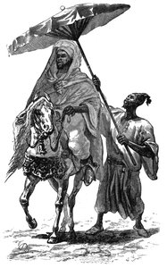 Sultanen av Marokko, ca 1890 av Unbekannt
