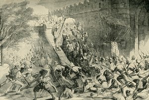 Inntaket av Kashmir-porten, 1901. av Unbekannt