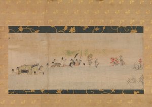 Sumiyoshi Sumiyoshi Monogatari Picture Scroll, 13th Line Tsury. av Unbekannt