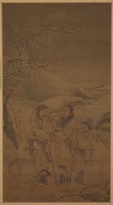 The Tearful Parting of Su Wu and Li Ling, Ming-dynastiet, 1500-tallet. av Unbekannt