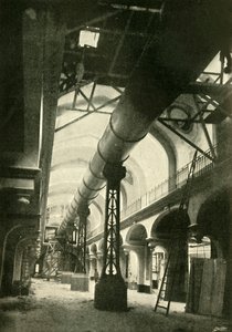 Teleskopet fullført, 1900. av Unbekannt