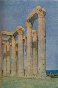 Templet til den olympiske Zeus i Athen, 1913 av Unbekannt