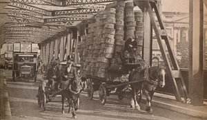 Den midlertidige broen, c1925, 1935 av Unbekannt