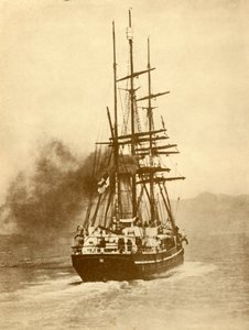 Terra Nova, en berømt hvalfanger som har deltatt i flere britiske antarktiske ekspedisjoner, c1 av Unbekannt
