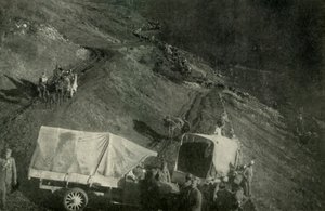 The Terrible Retreat fra Serbia, 1919. av Unbekannt